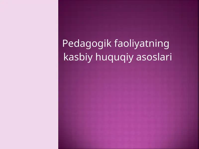 Ijtimoiy pedagog faoliyati