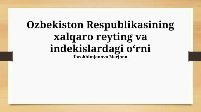 Qishloq xoʻjaligi va oziq-ovqat xavfsizligi