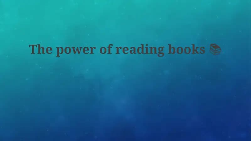 Reading books
