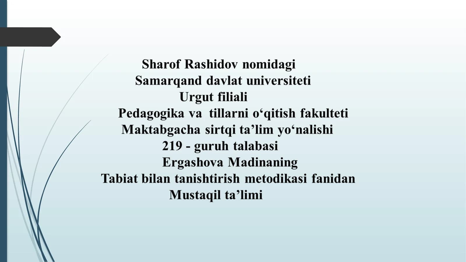 O‘quv ekranida namoyish etiladigan kinoteatrlar yordamida mashg‘ulotlar tashkil etish