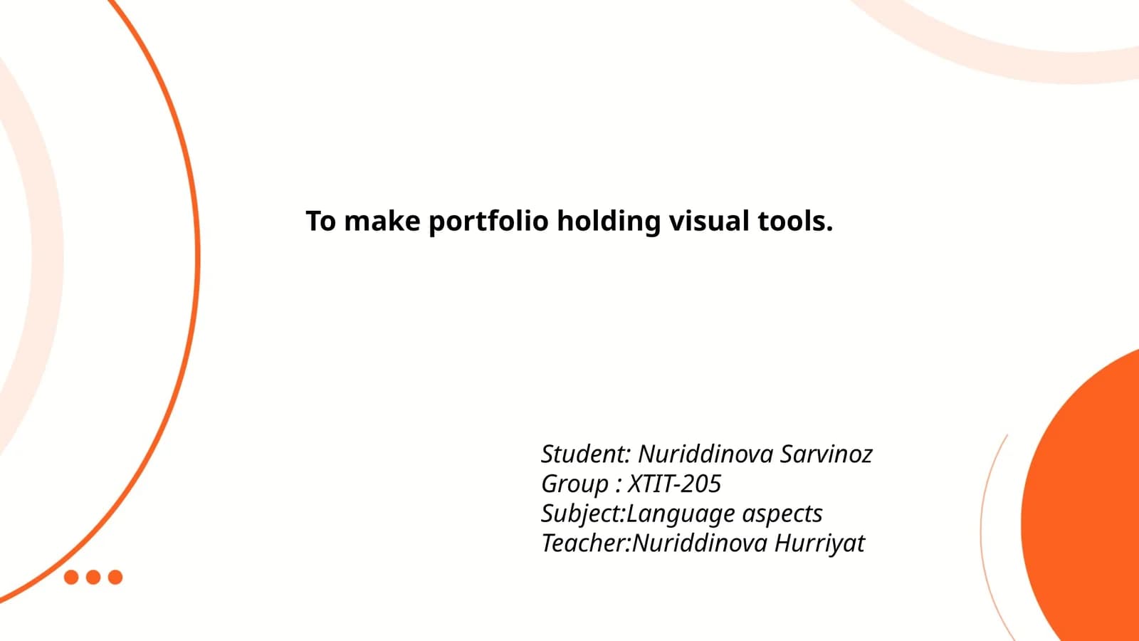 Portfolio Holding Visual Tools