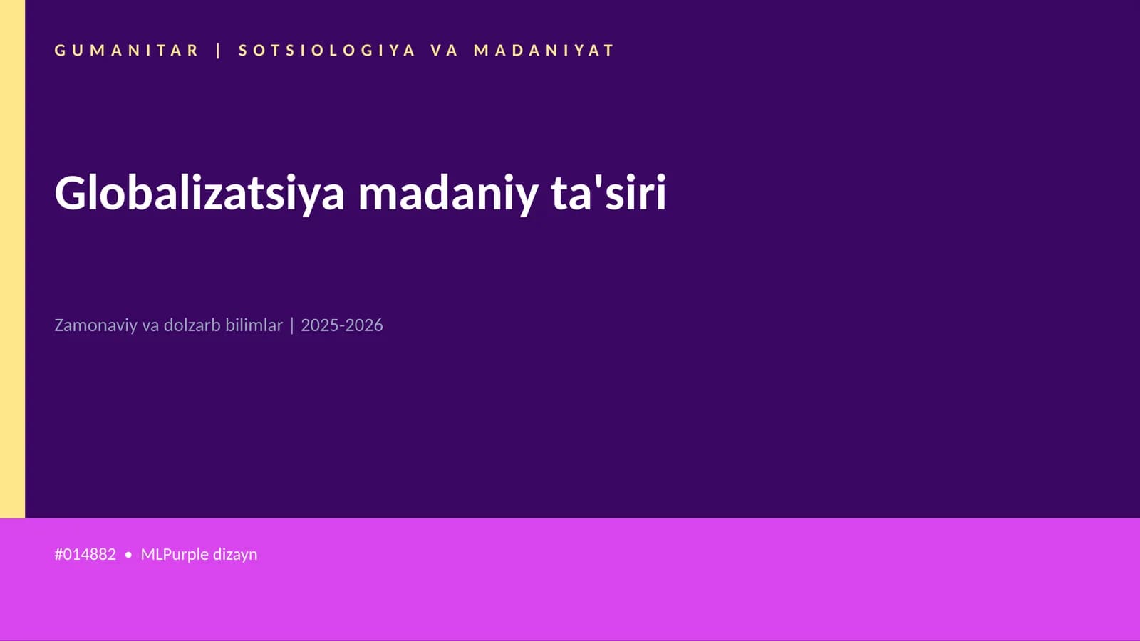 Globalizatsiya madaniy ta'siri
