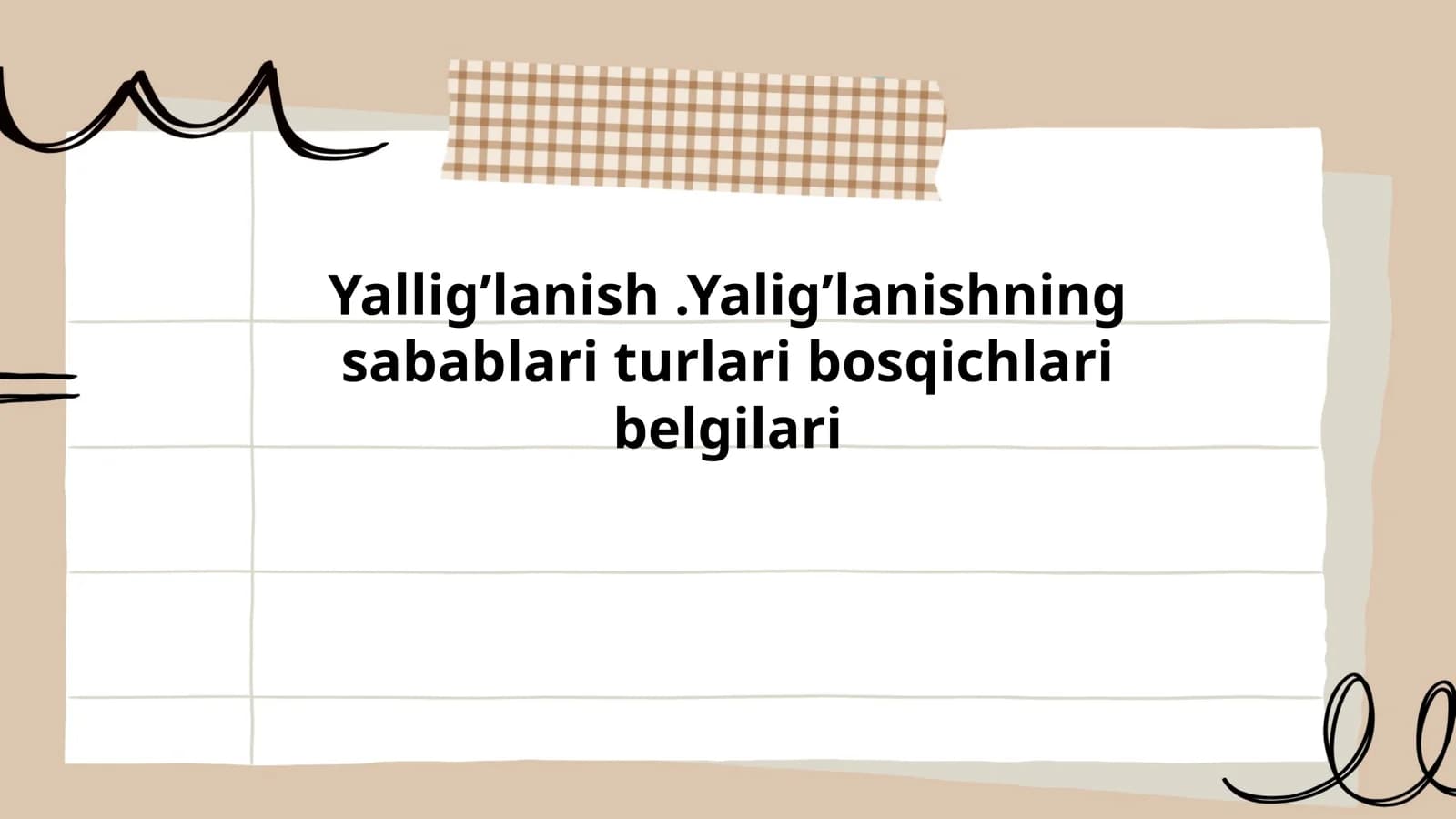 Yallig'lanish. Yallig'lanishning sabablari turlari bosqichlari belgilari