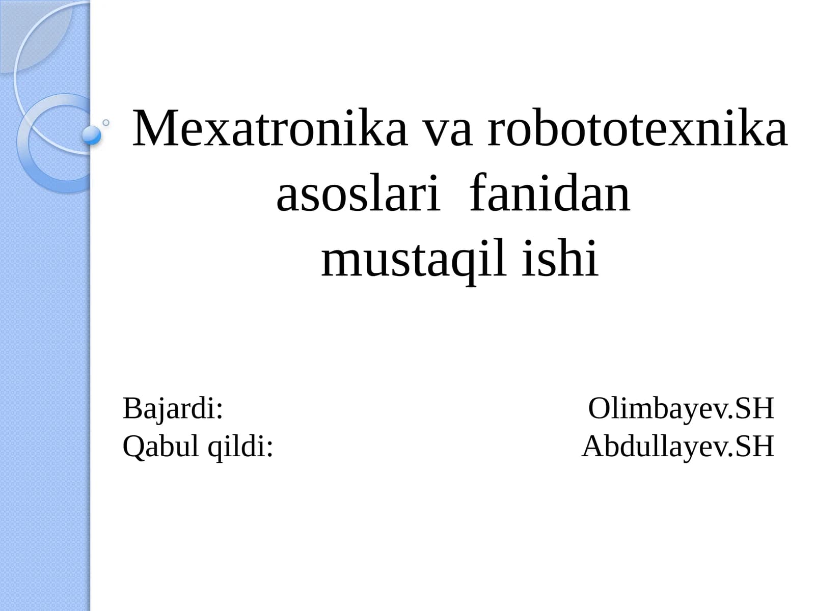 Avtomobil sozlik da qo'llaniladigan robotlar