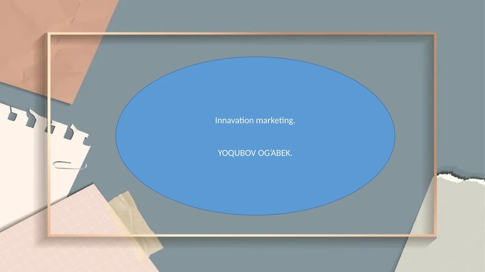 Reja: 1.Innovation marketingvabozor