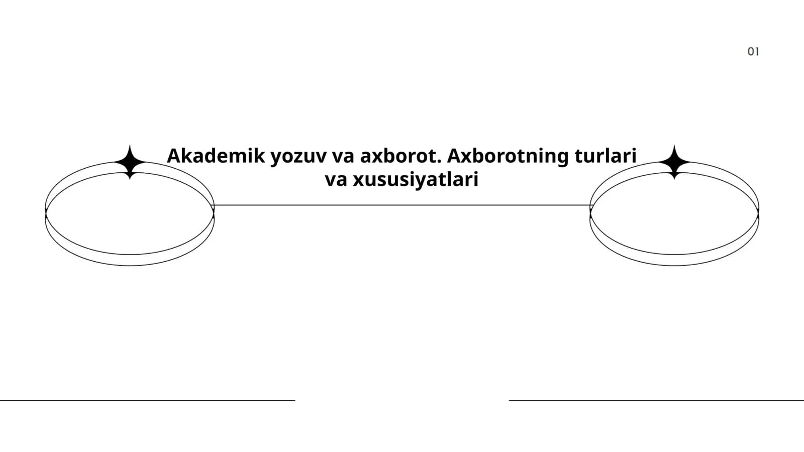 Akademik yozuv va axborot. Axborotning turlari va xususiyatlari