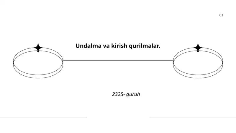 Undalma va kirish qurilmalar