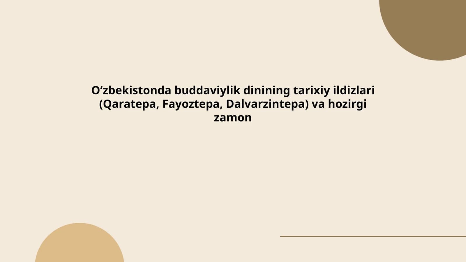 Buddaviylikning Oʻzbekistonga kirib kelishi