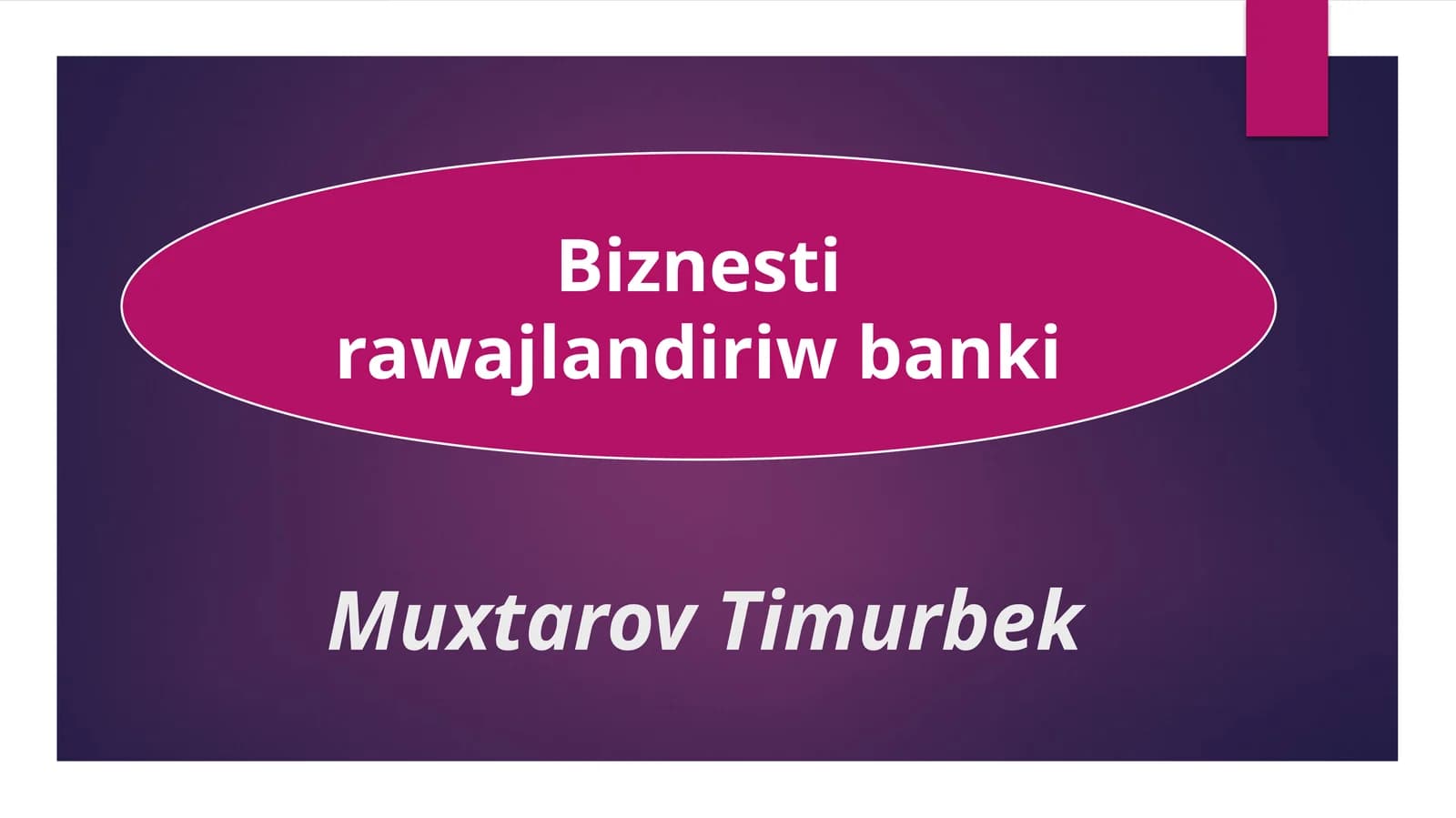 Biznestirawajlandiriwbanki