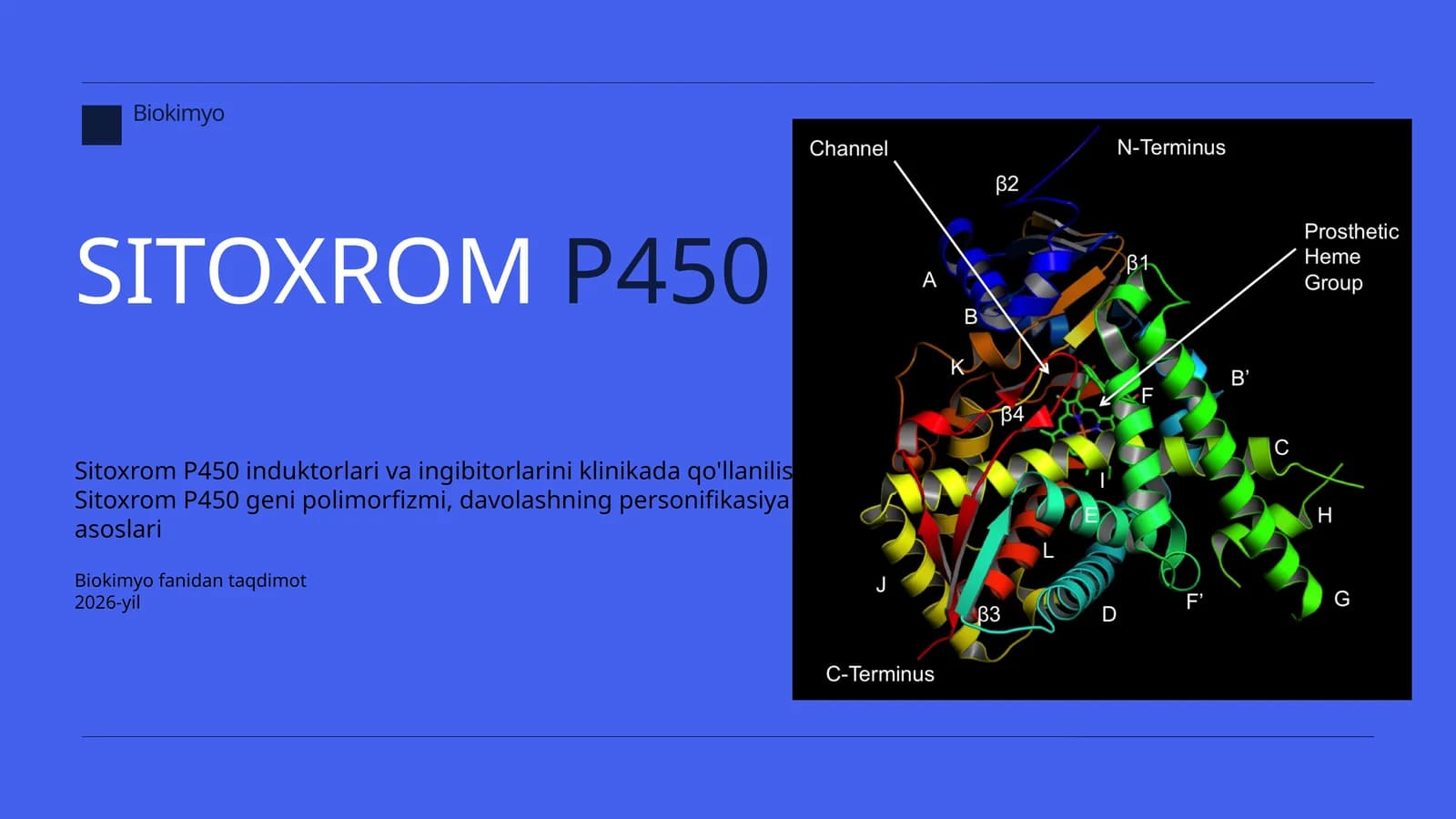 Sitoxrom P450 induktorlari va ingibitorlarini klinikada qo'llanilishi