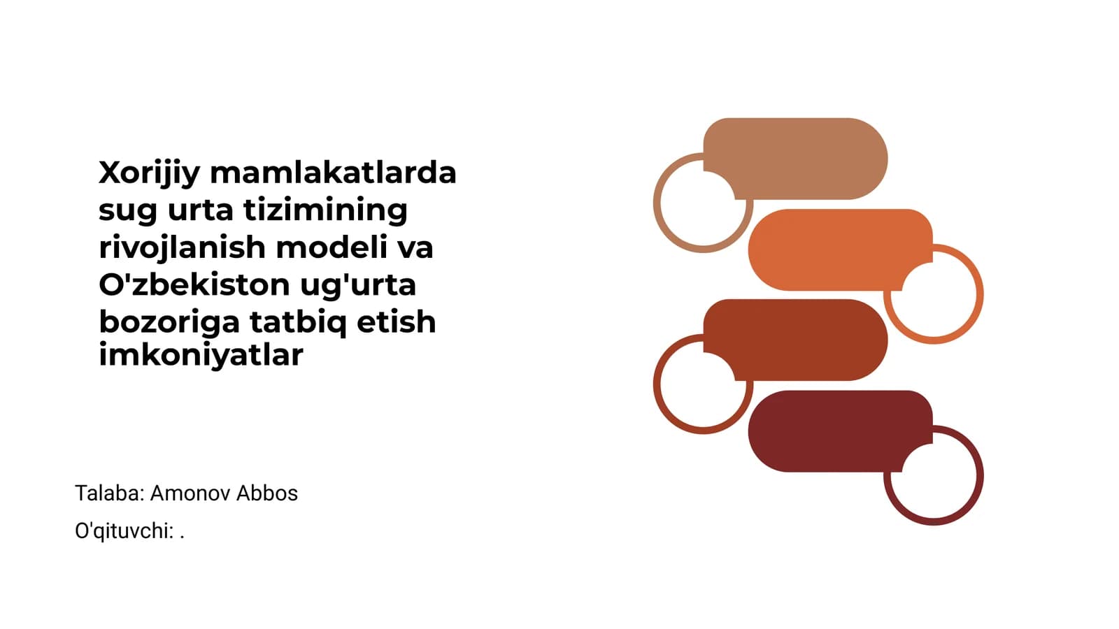 Xorijiy mamlakatlarda sug'urta tizimining rivojlanish modeli va O'zbekiston ug'urta bozoriga tatbiq etish imkoniyatlar