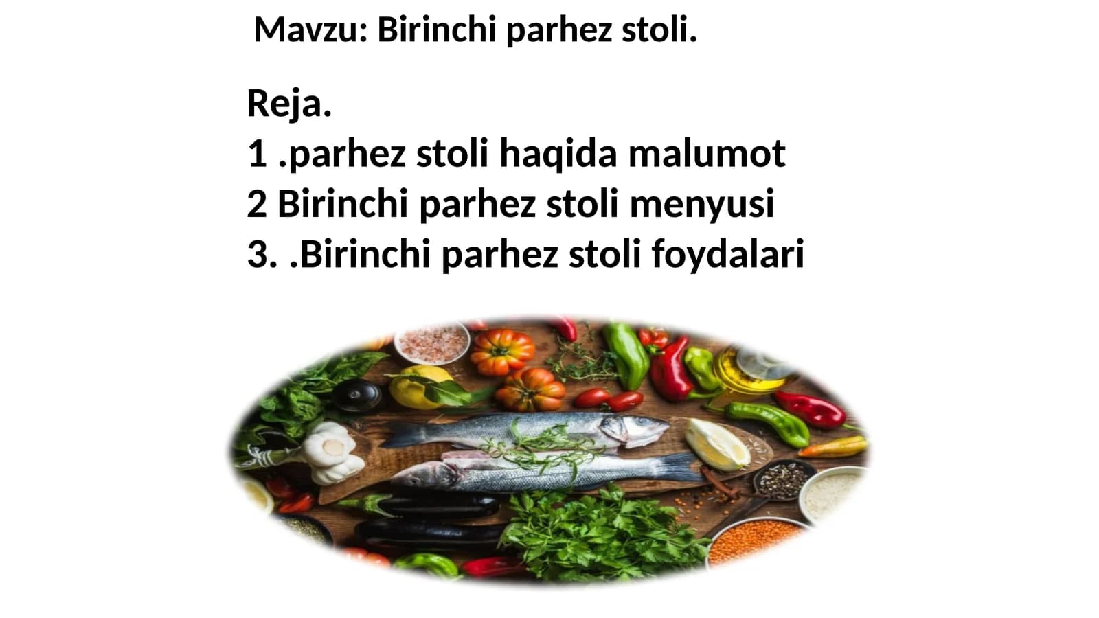 Birinchi parhez stoli