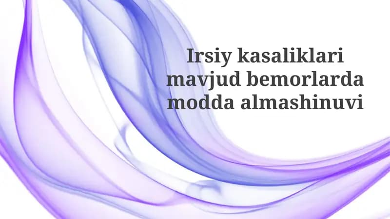Irsiy kasalliklar
