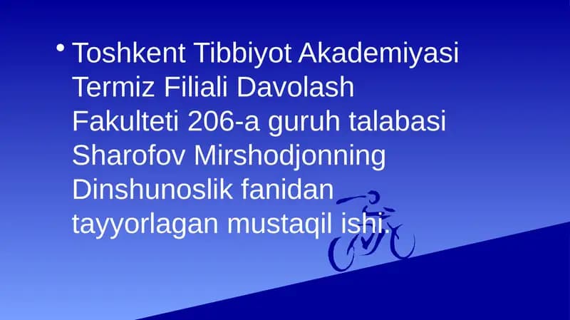Imom Buxoriyning ‘’AL-Adab al-mufrad asari