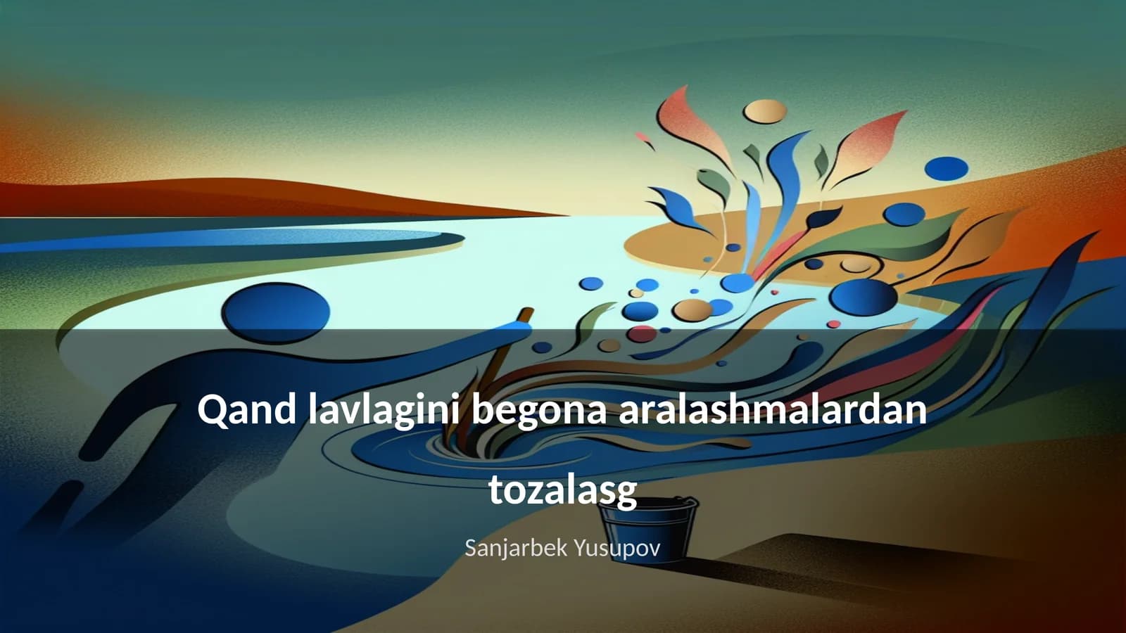 Qand lavlagini begona aralashmalardan tozalasg
