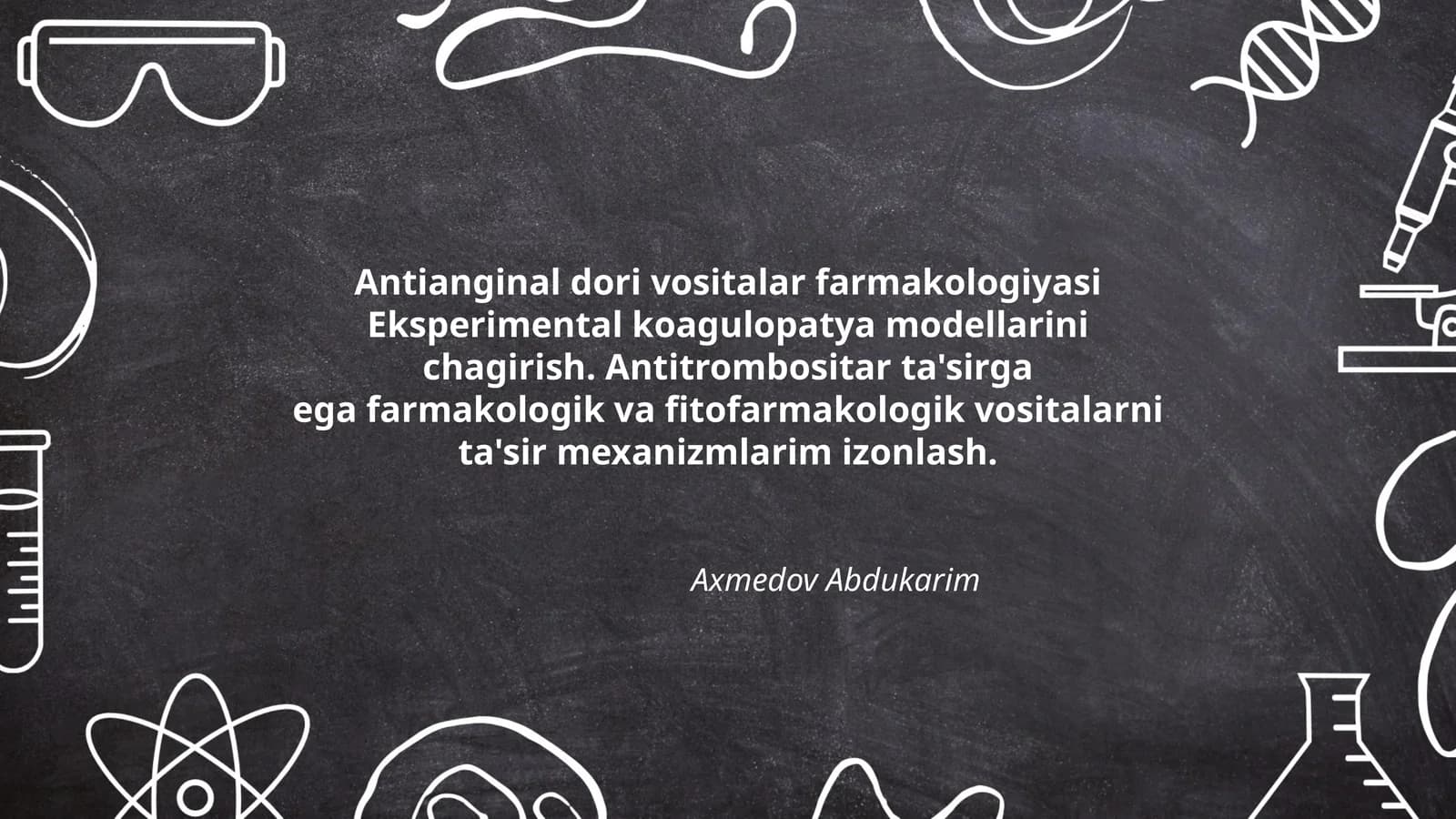 Antianginal dori vositalar farmakologiyasi