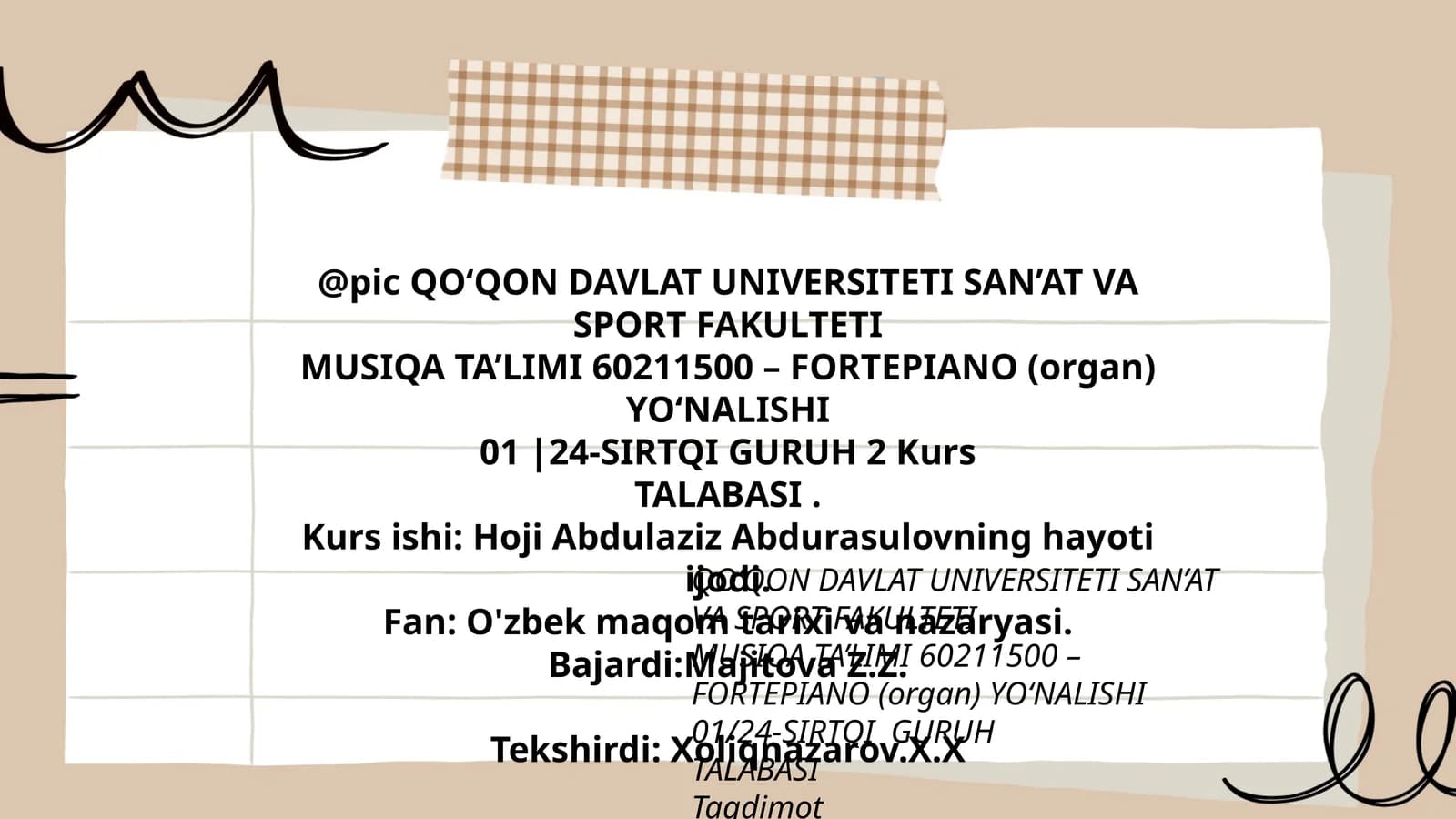 Hoji Abdulaziz Abdurasulovning hayoti ijodi