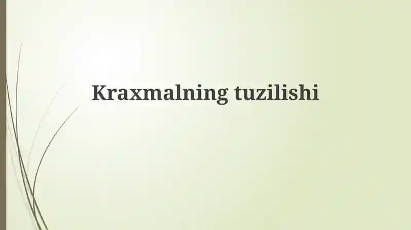 Yoriqlarning tuzilishi