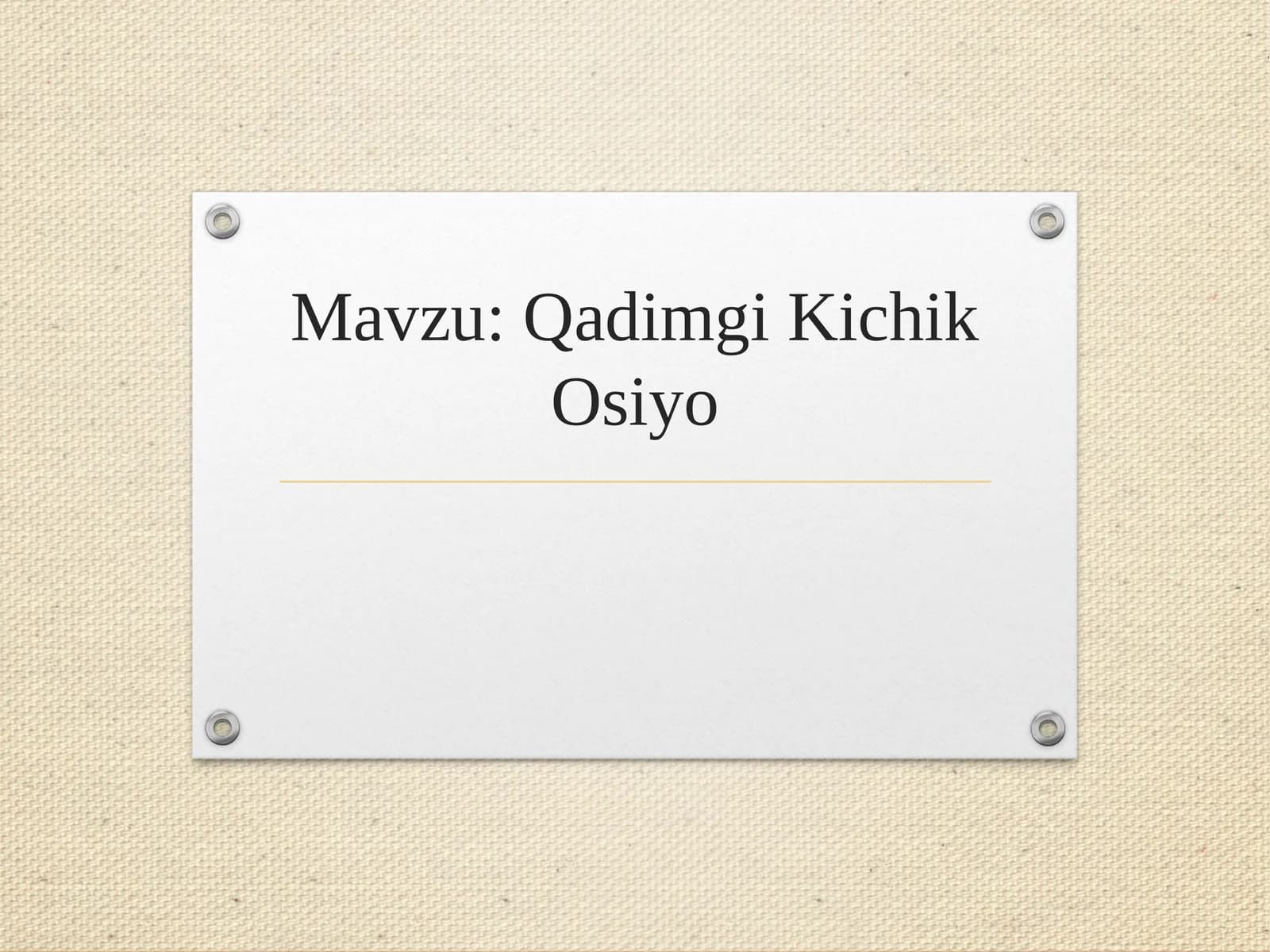 Qadimgi Kichik Osiyo