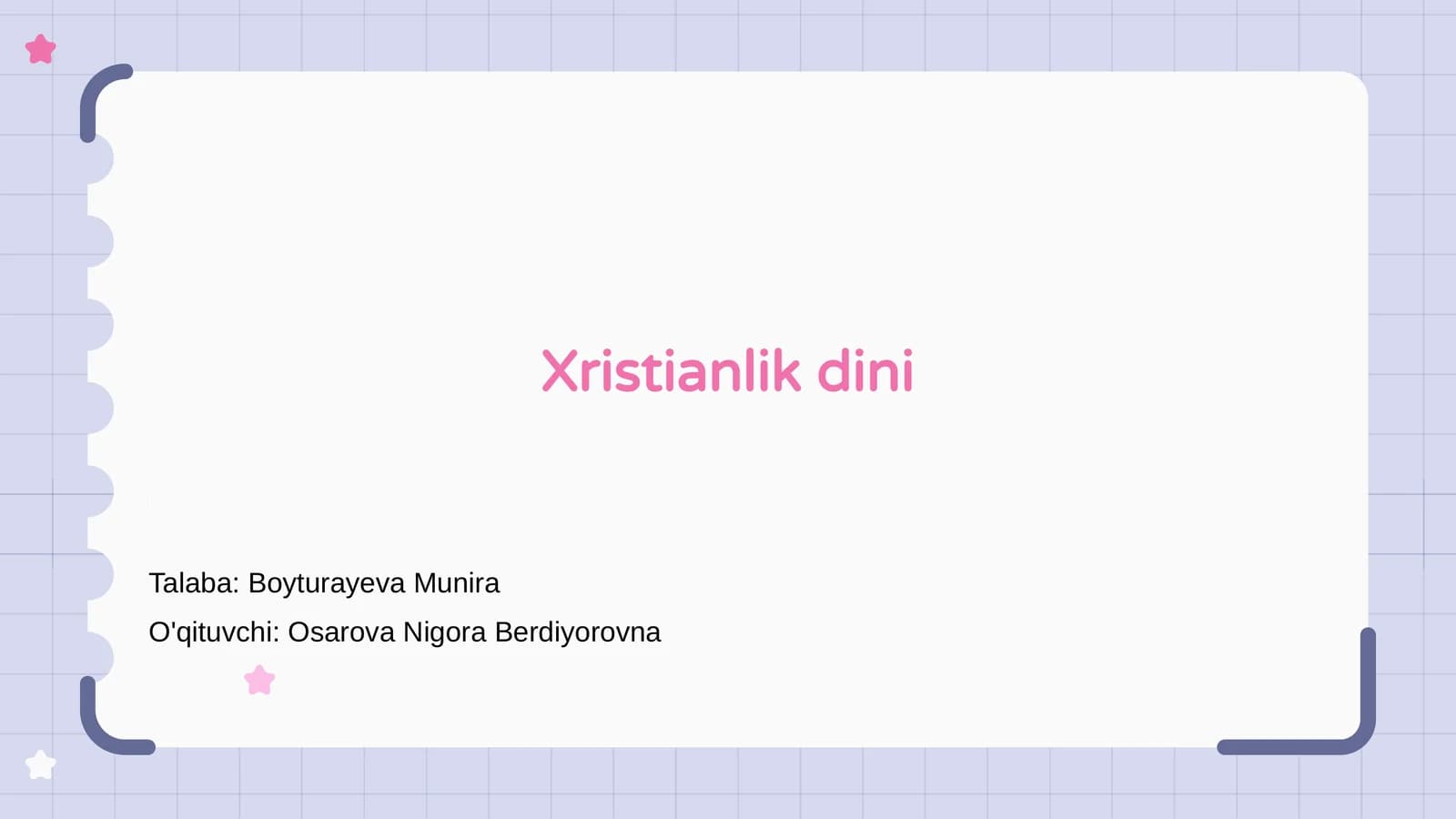 Xristianlik dini