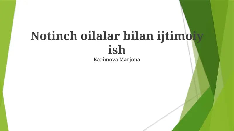 Oila Ijtimoiy Ishida Axloqiy Jihatlar