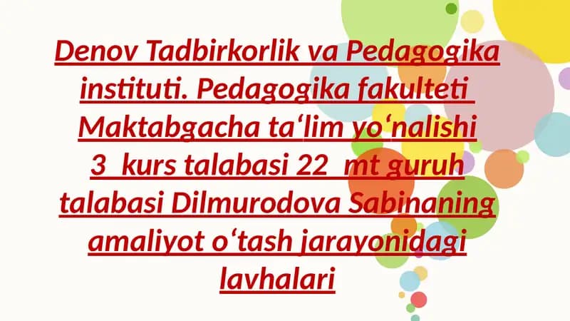 Denov Tadbirkorlik va Pedagogika Instituti