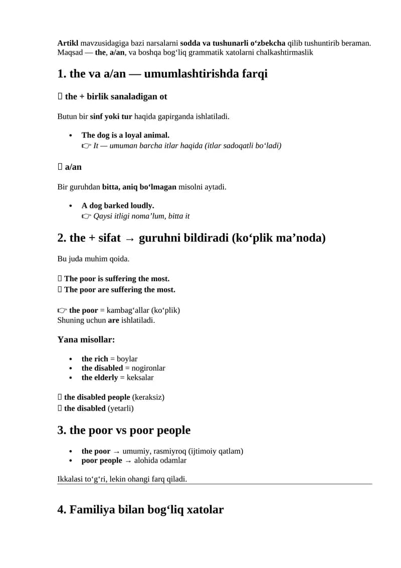 Grammatik qoidalar