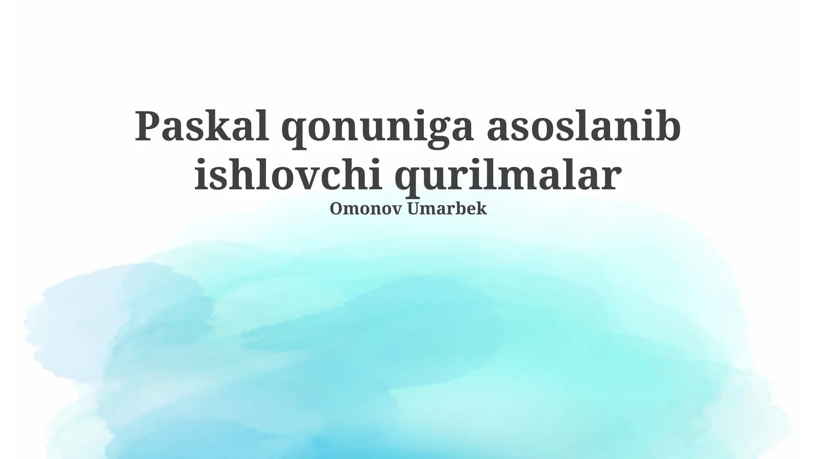 Gidravlik boshqaruv tizimlari