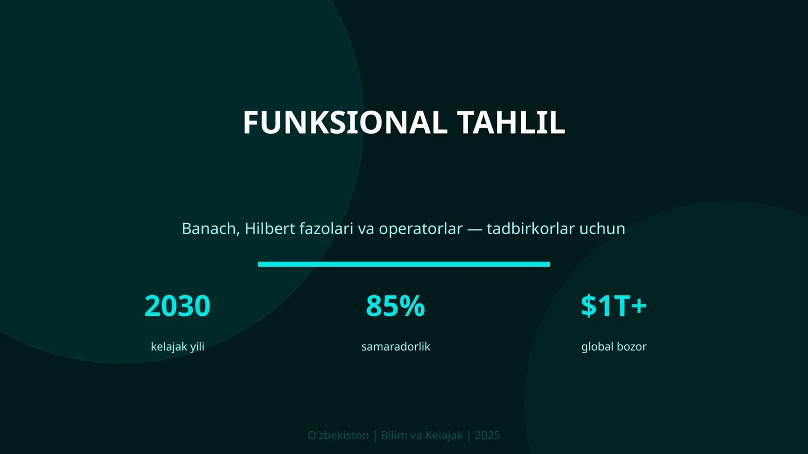FUNKSIONAL TAHLIL