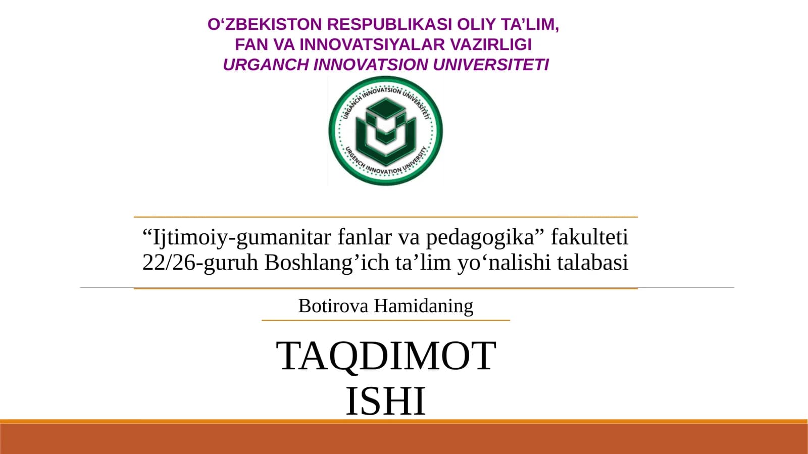 HARAKATLI O'YINLAR ORQALI SPORT O'YINLARI ELEMENTLARINI O'RGATISH