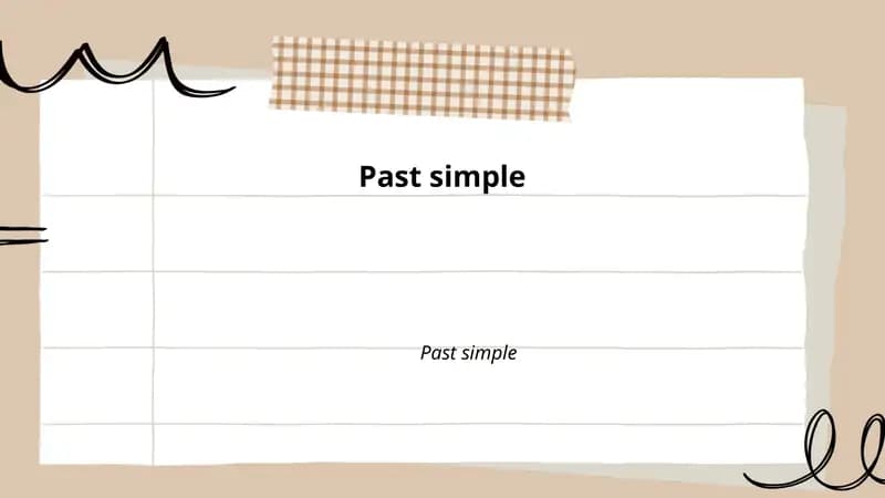 Past simple