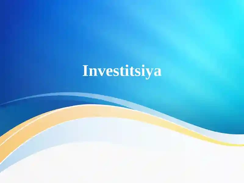 Investitsiya
