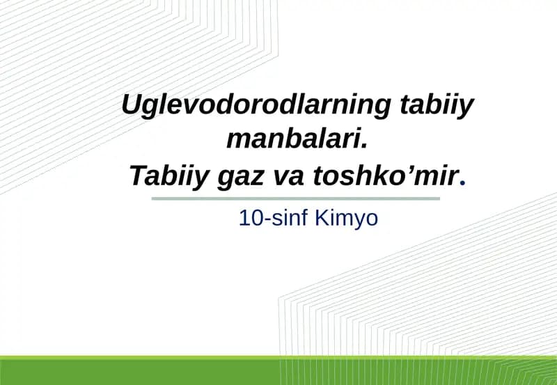 10-sinf Kimyo