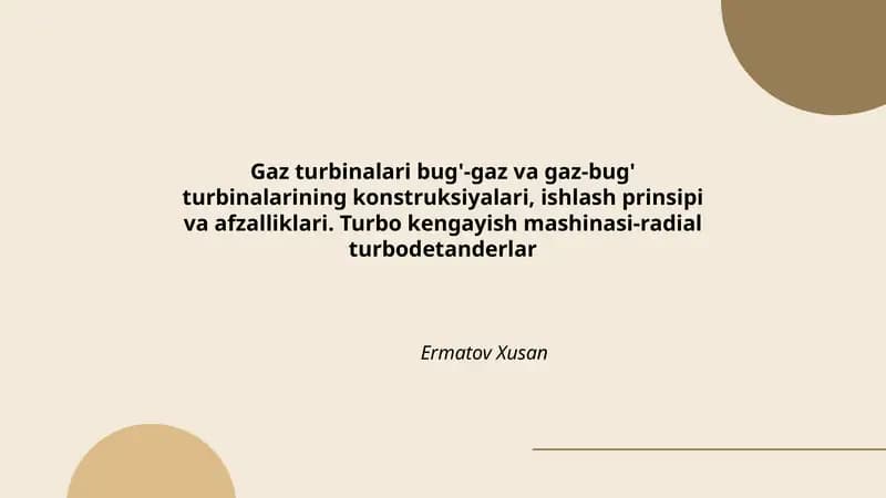 Gaz turbinalari