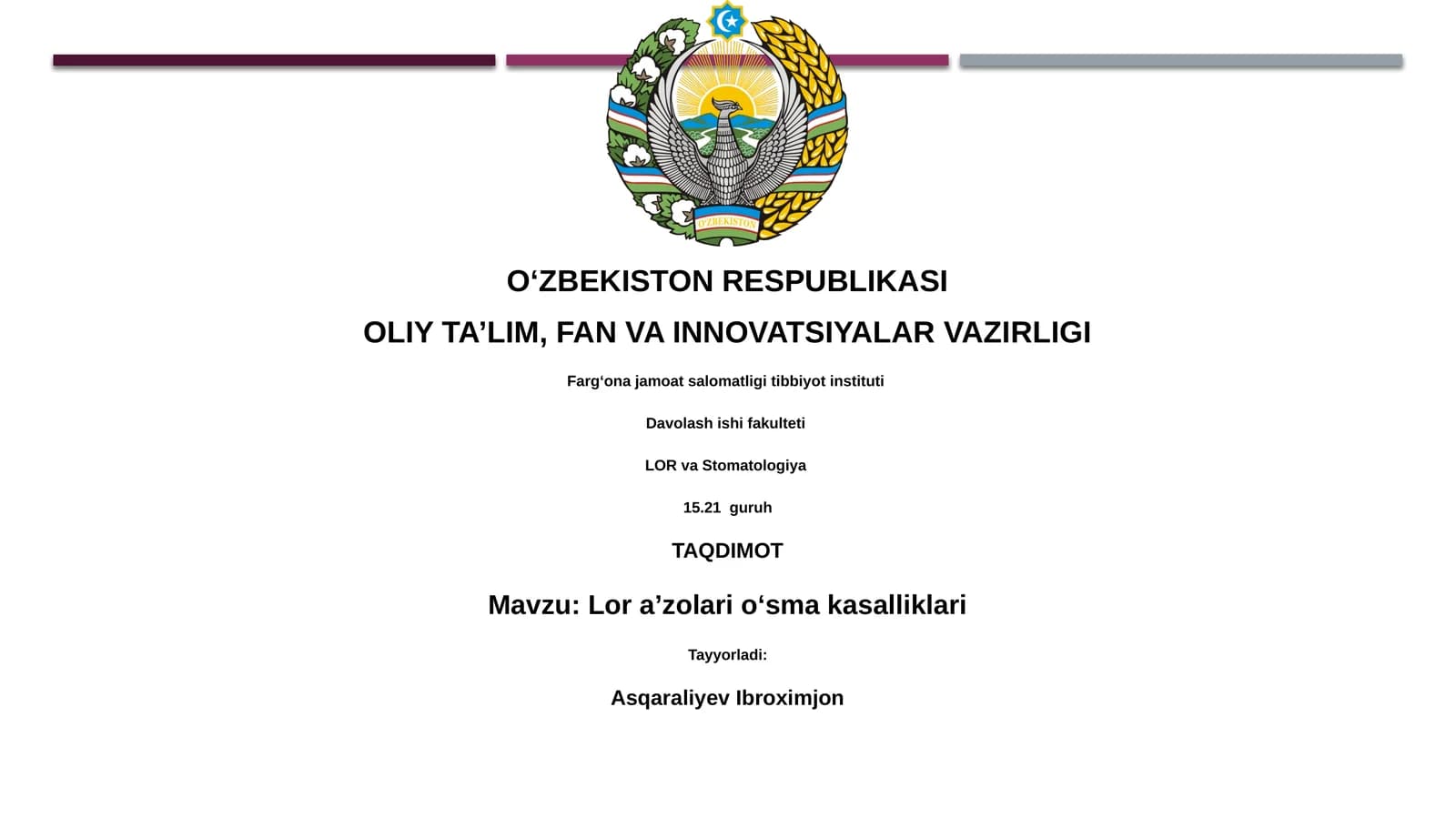 Lor aʼzolari oʻsma kasalliklari