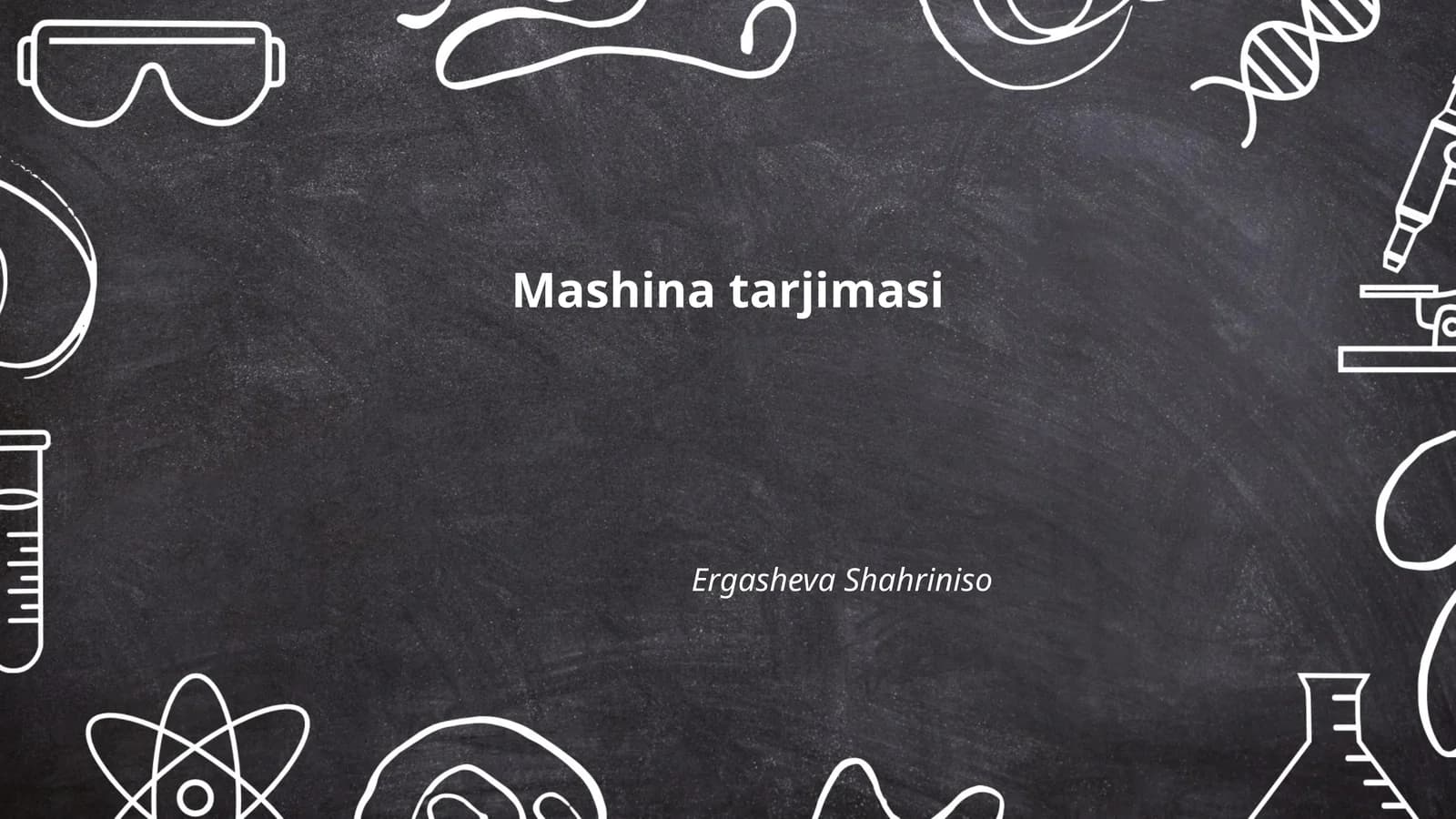 Mashina tarjimasi