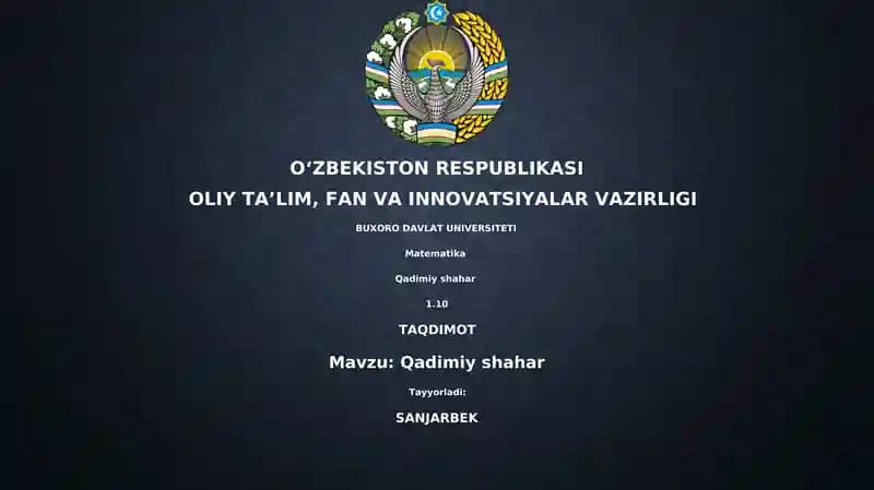 Qadimiy shahar