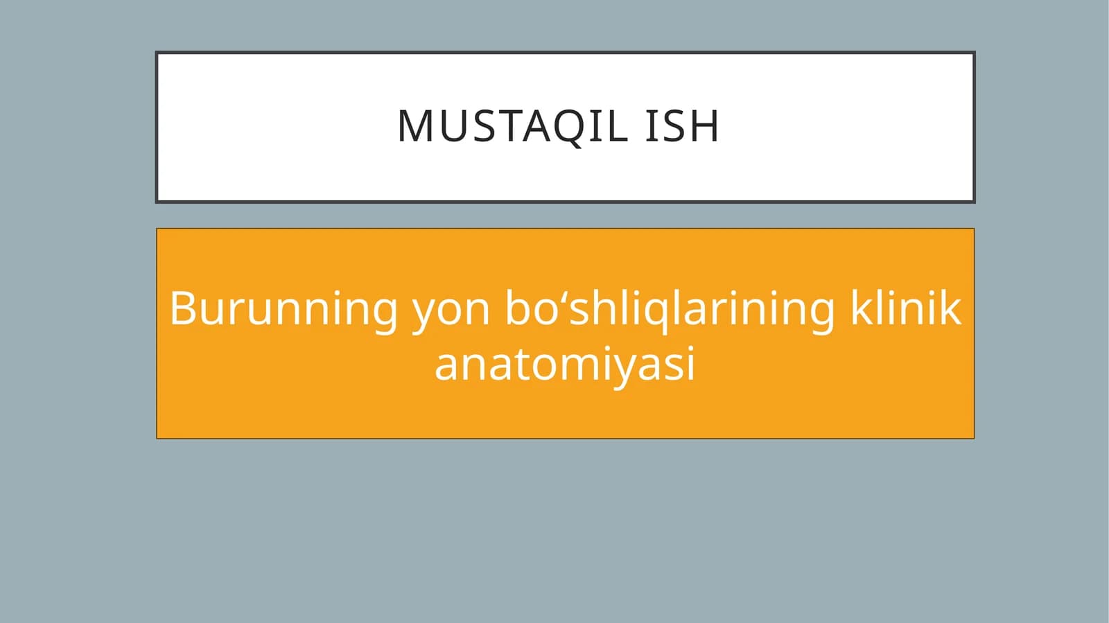 Burun yon bo'shliqlari