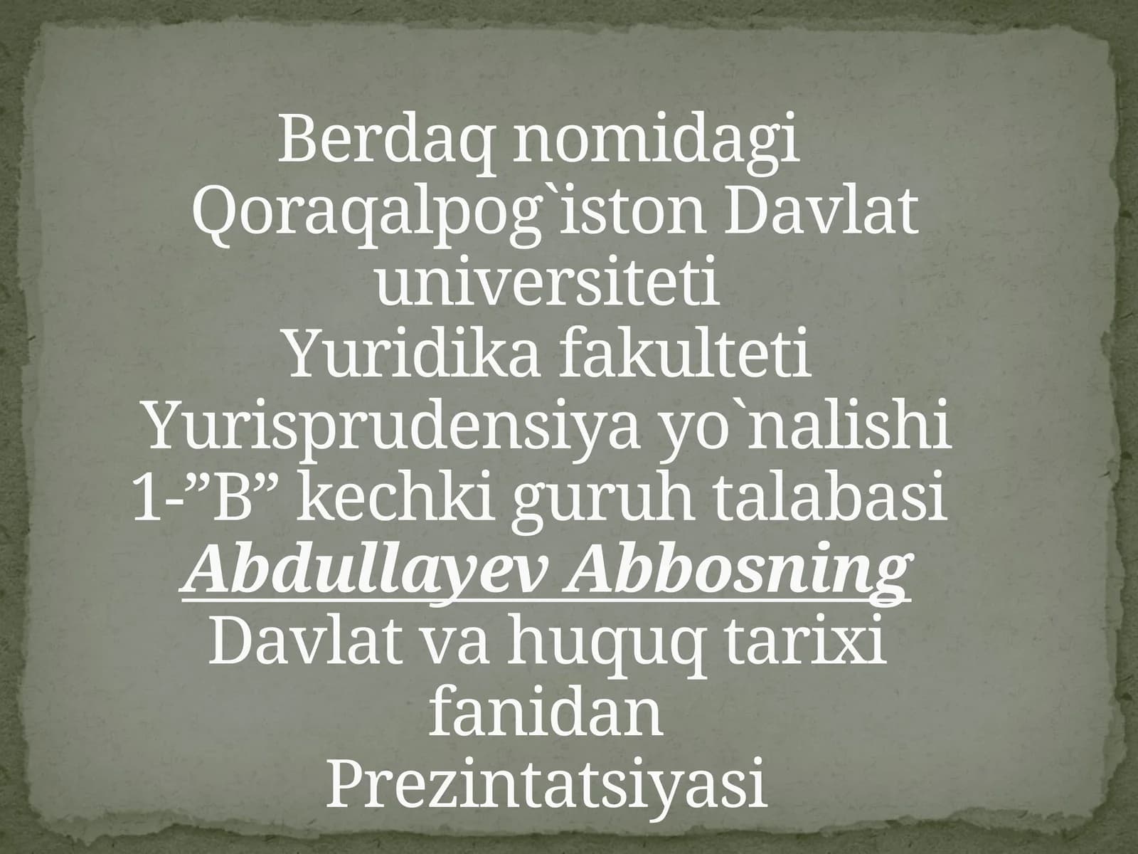 Qadimgi Hindiston davlatining tashkili va davrlar g`abinishi