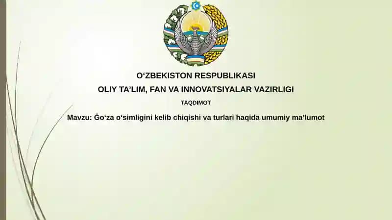 Paxta o'simligining kelib chiqishi va tarixi