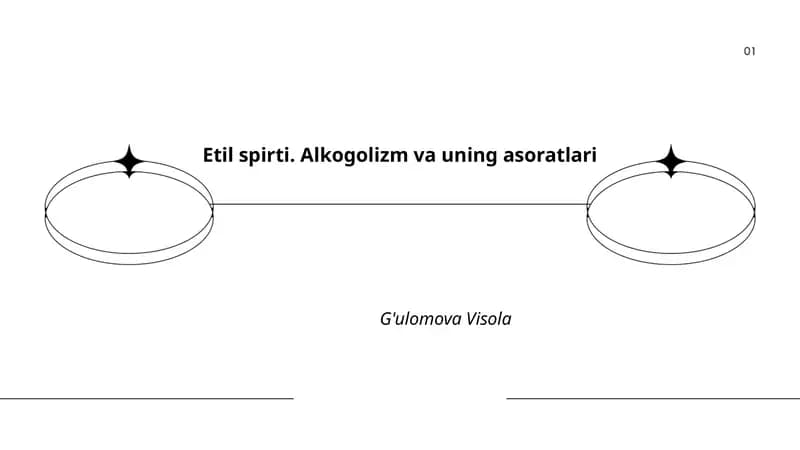 Etil spirti. Alkogolizm va uning asoratlari