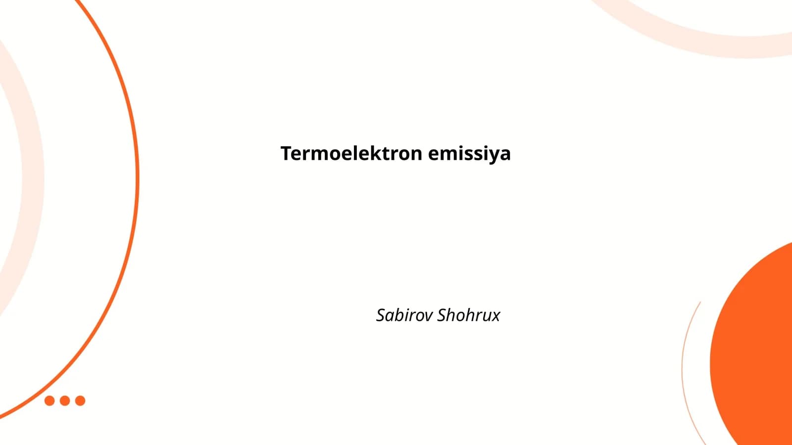 Termoelektron emissiya