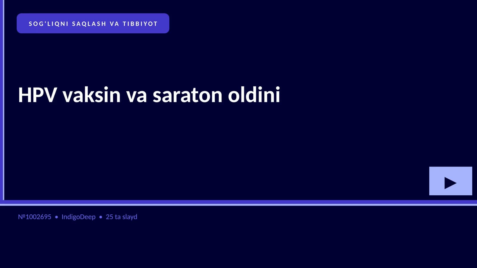 HPV vaksin va saraton oldini