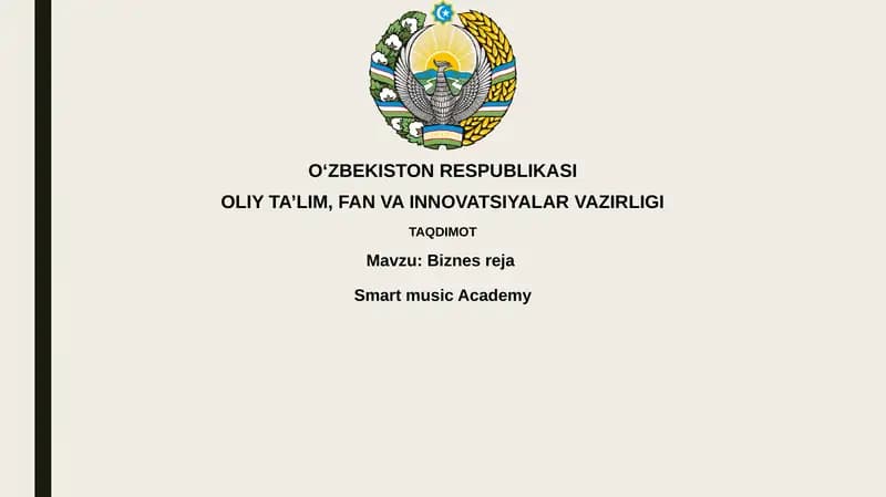 Biznes reja Smart music Academy