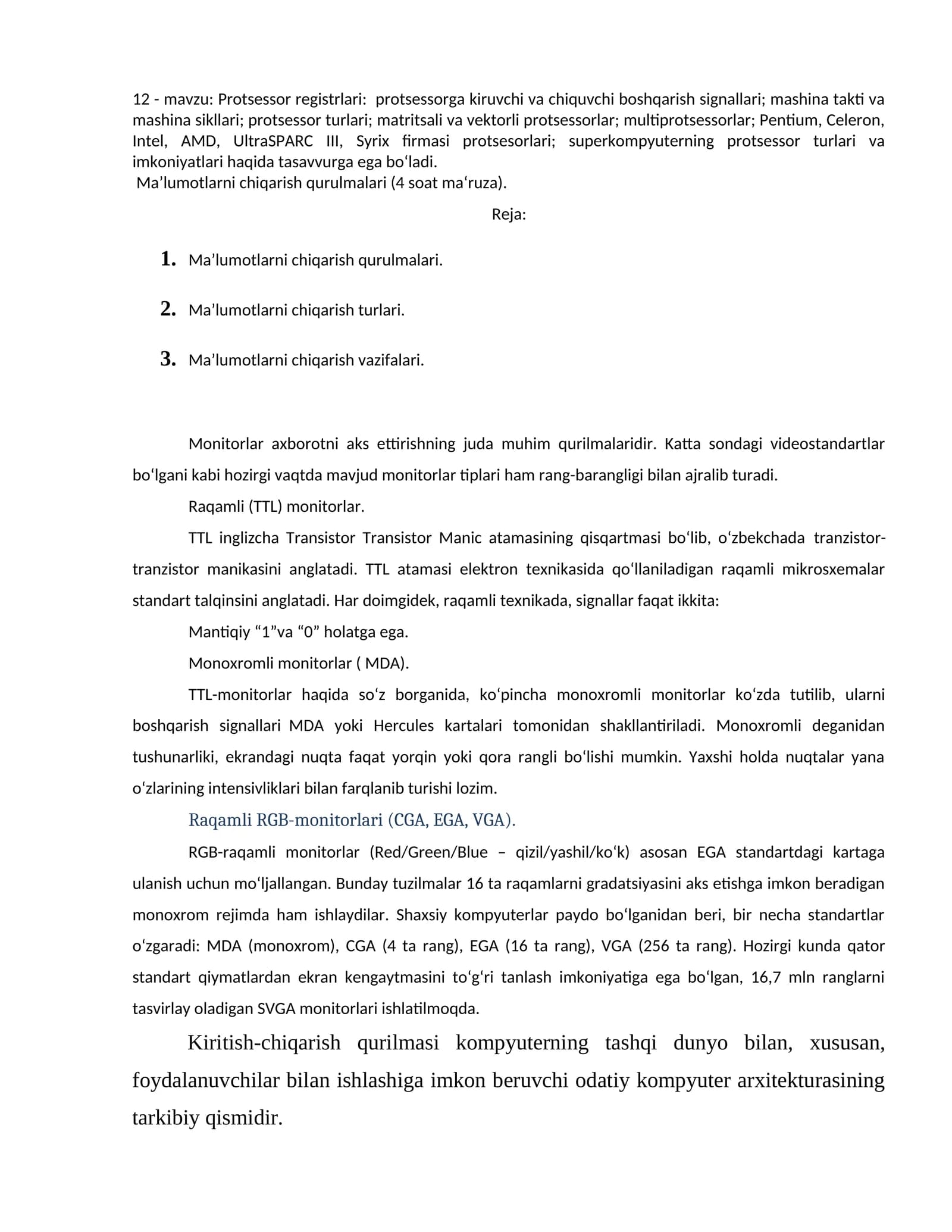 Protsessor registrlari