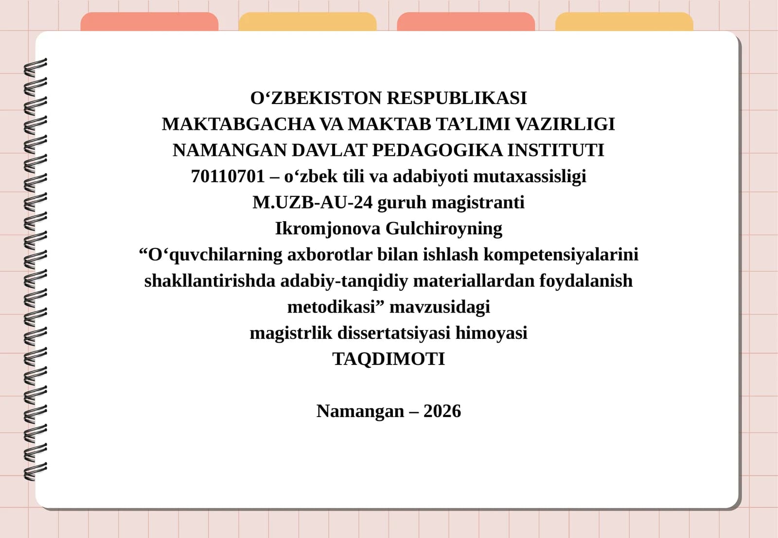 Oʻquvchilarning axborotlar bilan ishlash kompetensiyalarini shakllantirishda adabiy-tanqidiy materiallardan foydalanish metodikasi