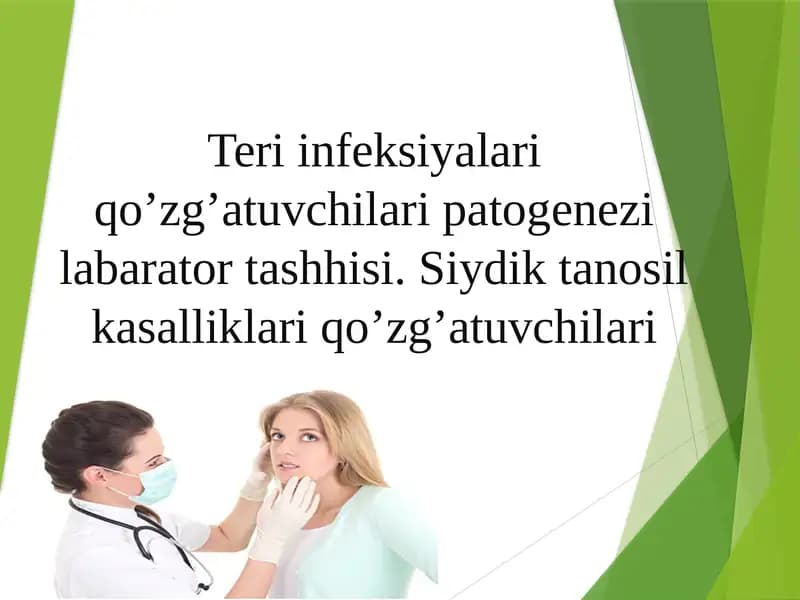 teri infeksiyalari qo'zg'atuvchilari