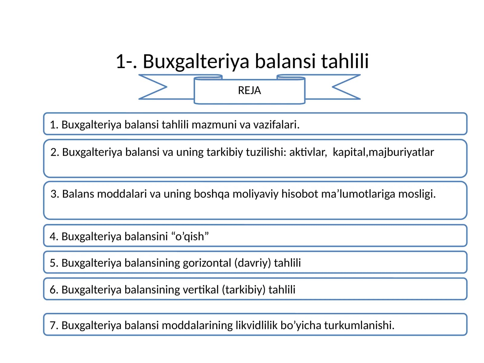 Buxgalteriya balansi tahlili