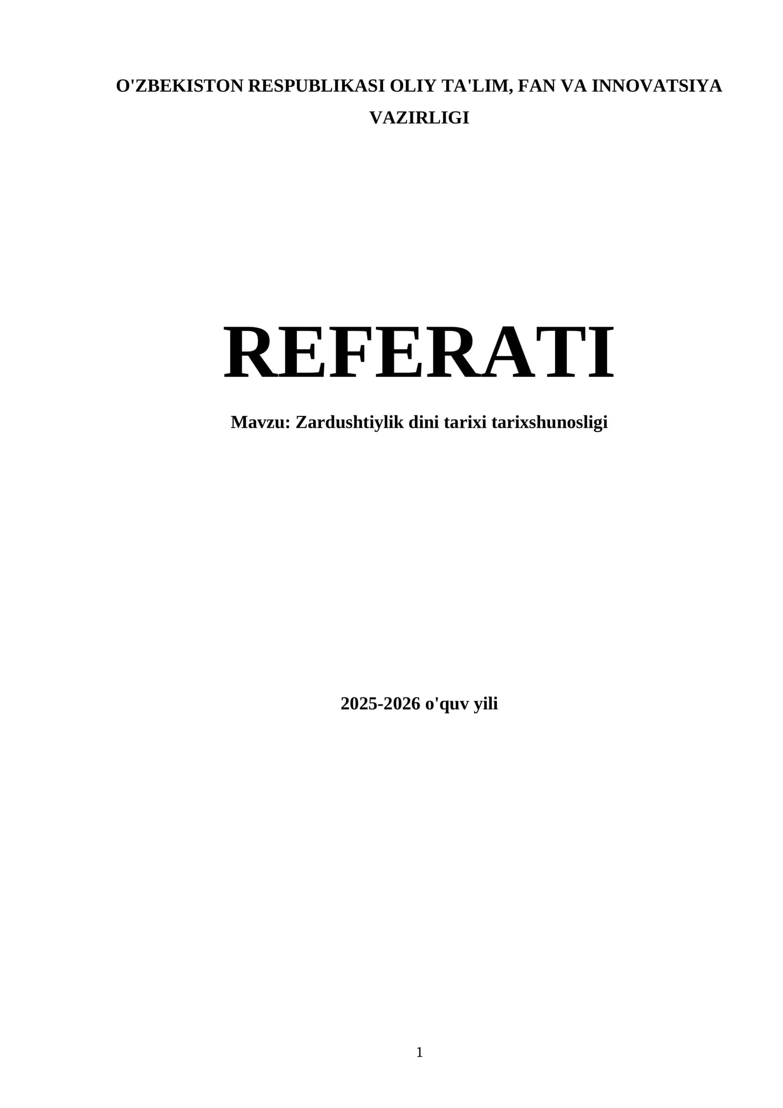 Zardushtiylik dini tarixi tarixshunosligi
