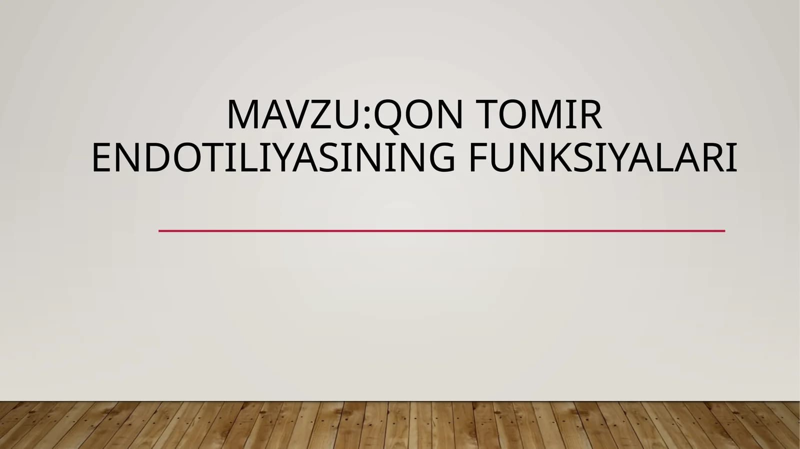 Qon tomir endotiliyasining funksiyalari